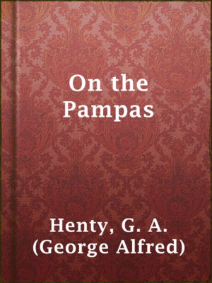 cover image of On the Pampas
